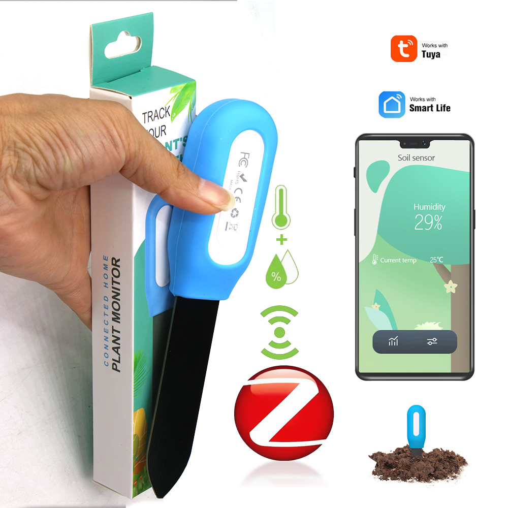 Plant Monitor - Умный датчик почвы Zigbee для дома,