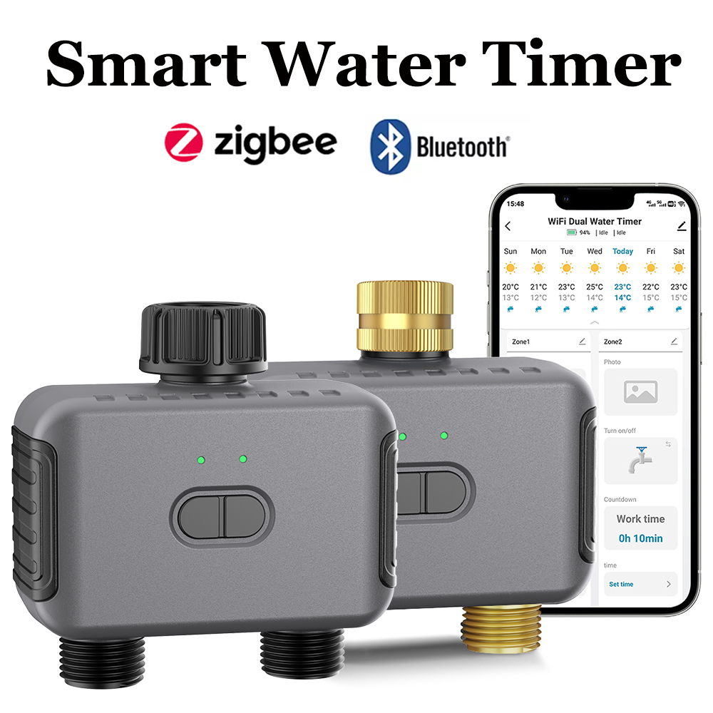 Automatic Watering - Умный таймер воды Tuya Zigbee/BT, автоматический