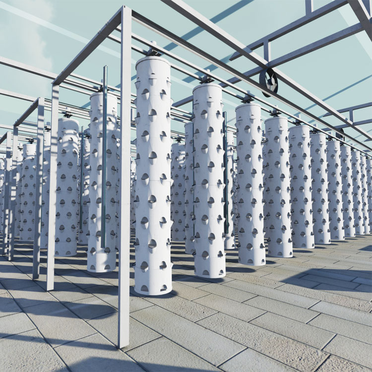 Hydroponic Tower - Умная подвесная колонна, гидропонная вращающаяся башня,
