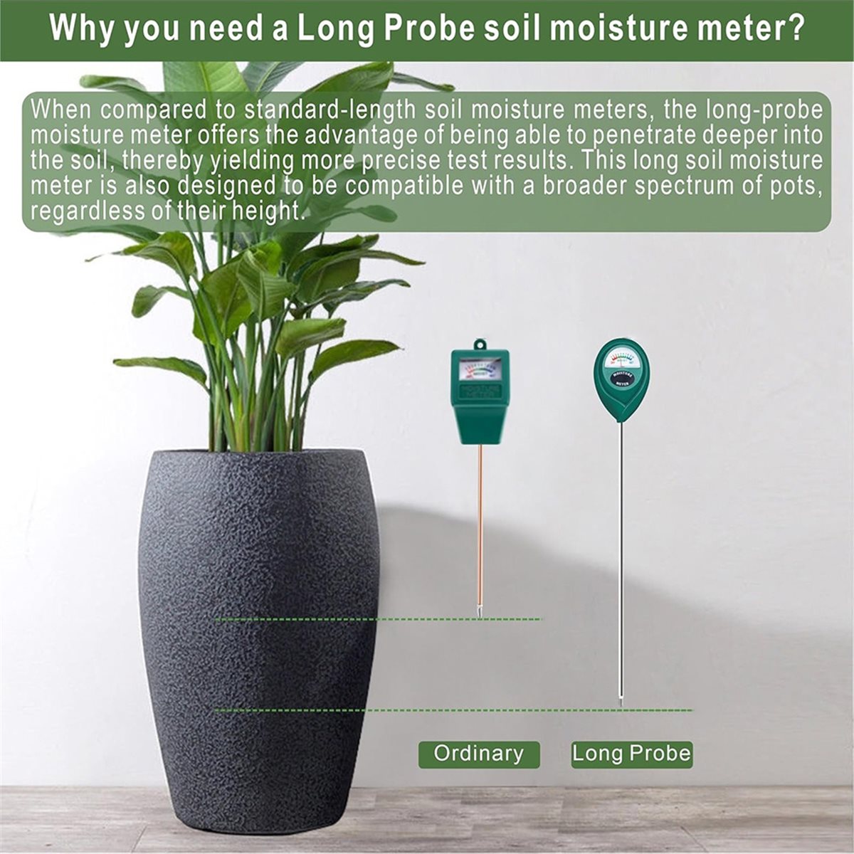 Plant Monitor - Измеритель влажности почвы LNHF с длинным