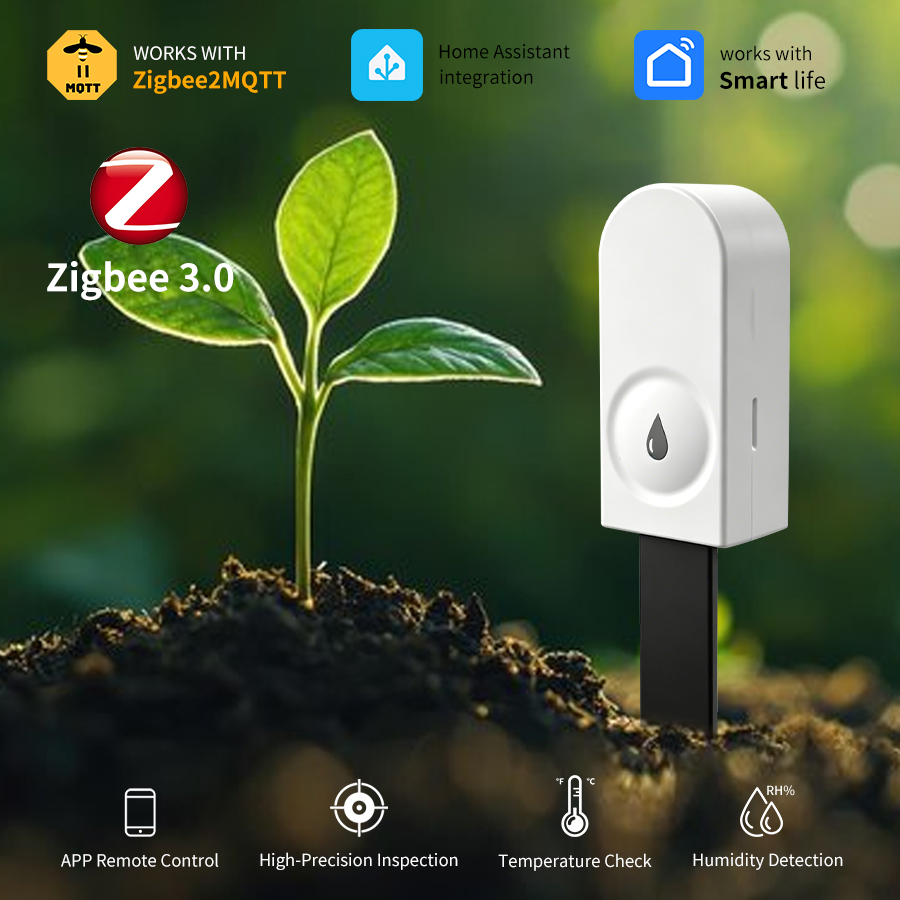 Plant Monitor - Умный тестер почвы Zigbee 3.0, датчик