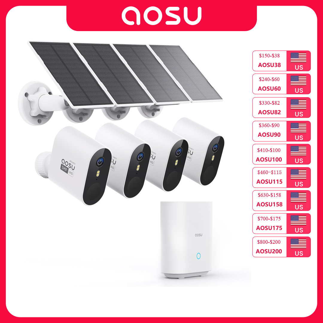 Garden Camera - Беспроводная Wi-Fi система видеонаблюдения AOSU 5