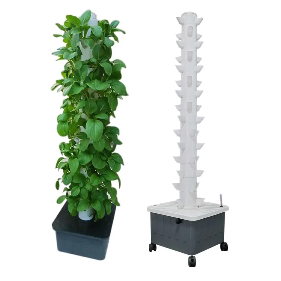 Hydroponic Tower - Вертикальная гидропонная/аэропонная башня для выращивания трав,
