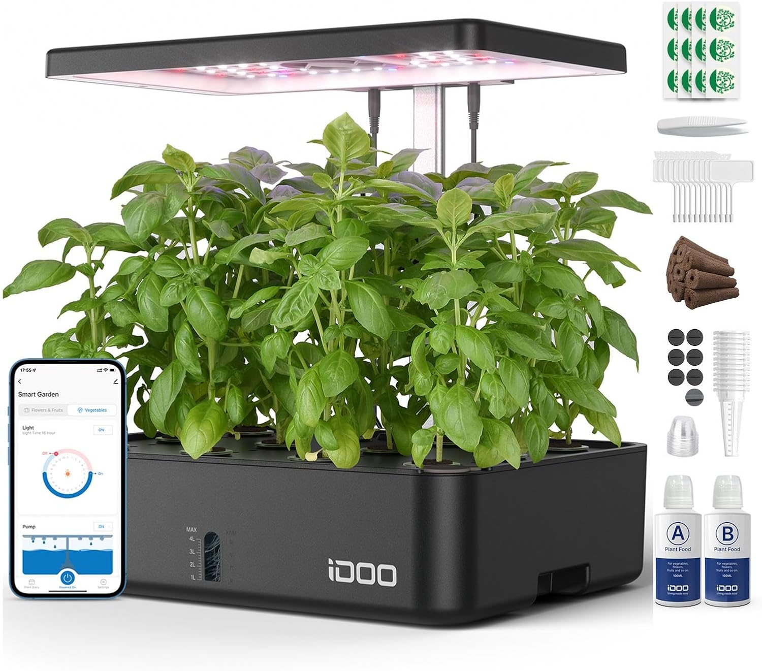 Hydroponic Grow Pod - 12-модульная гидропонная система для выращивания растений