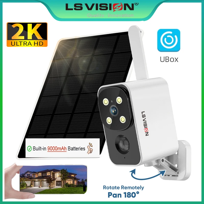 Garden Camera - LS VISION Уличная солнечная камера Беспроводная