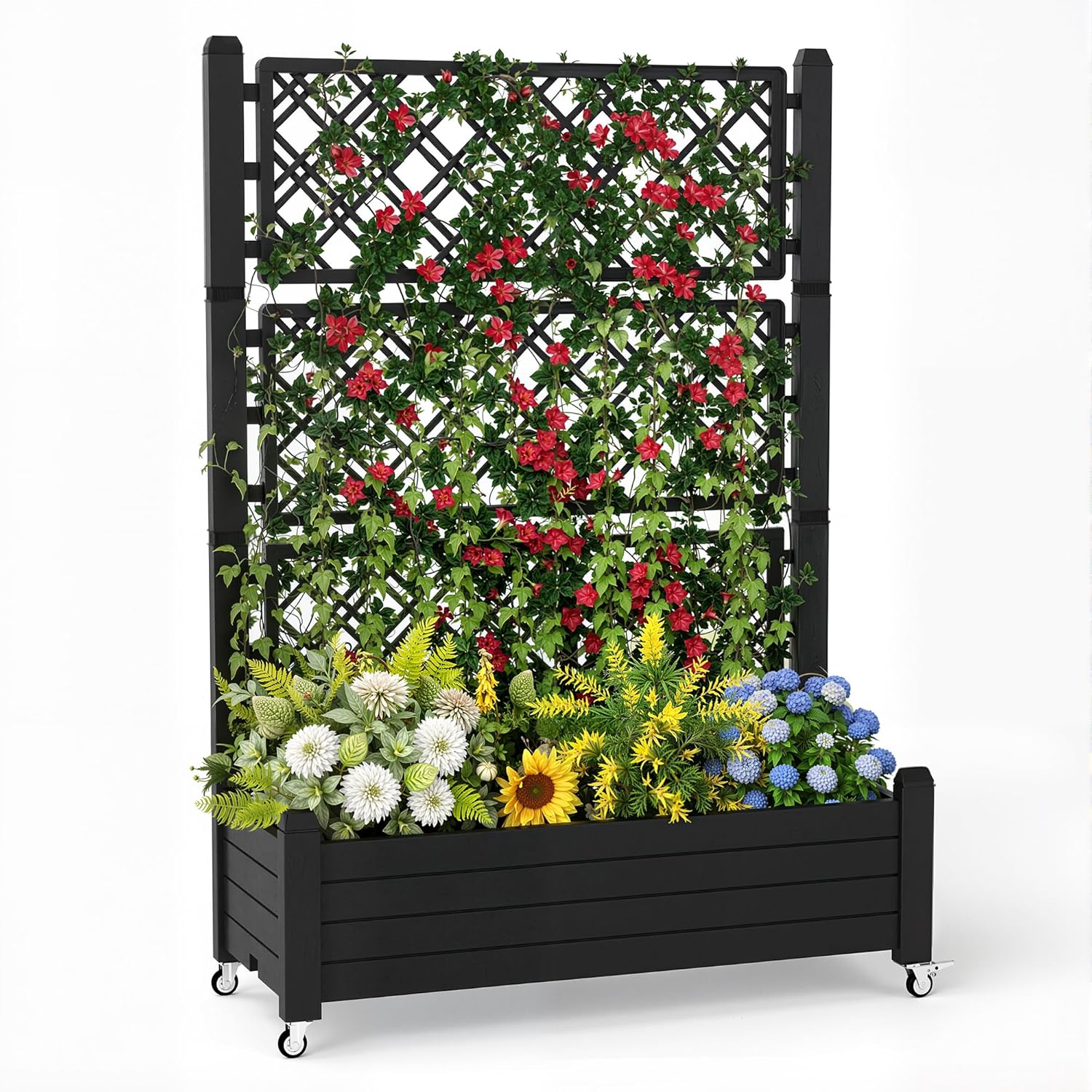 Self Watering Planter - Приподнятая грядка с решеткой, 21-галлонный самополивающийся