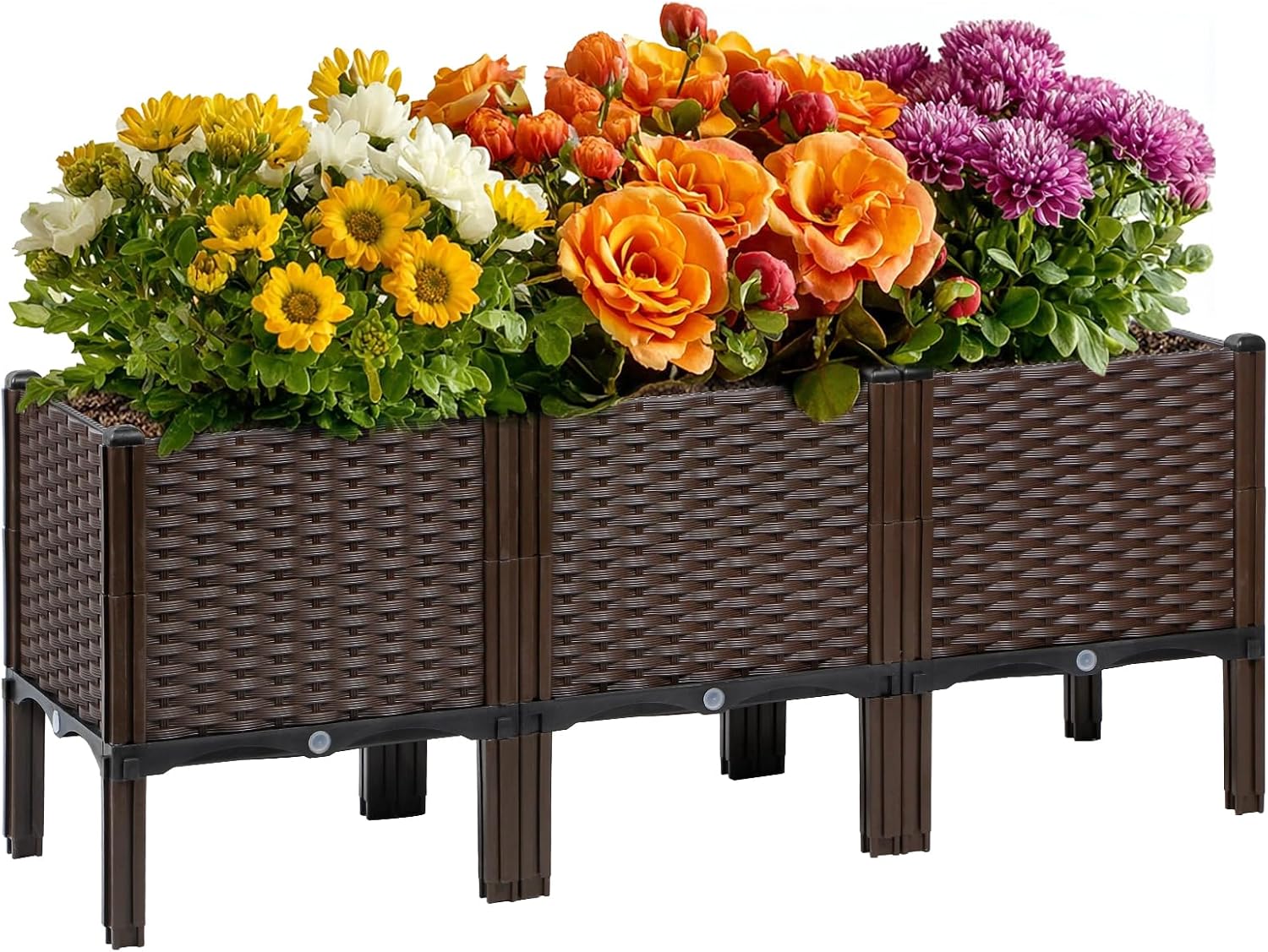 Self Watering Planter - Уличный садовый плетеный кашпо из ротанга,