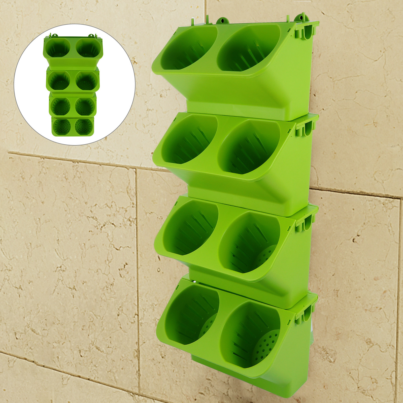 Набор из 4-х вертикальных наст – обзор и цена Self Watering Planter