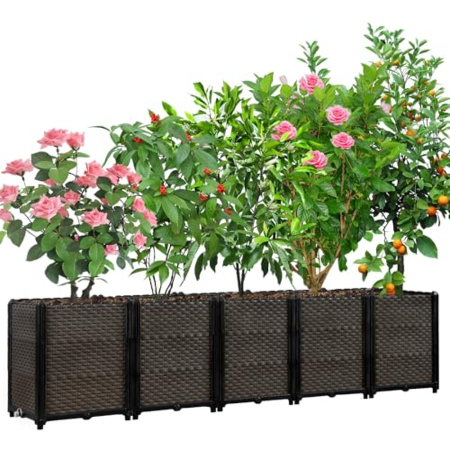 Уличный самополивный приподнят – обзор и цена Self Watering Planter