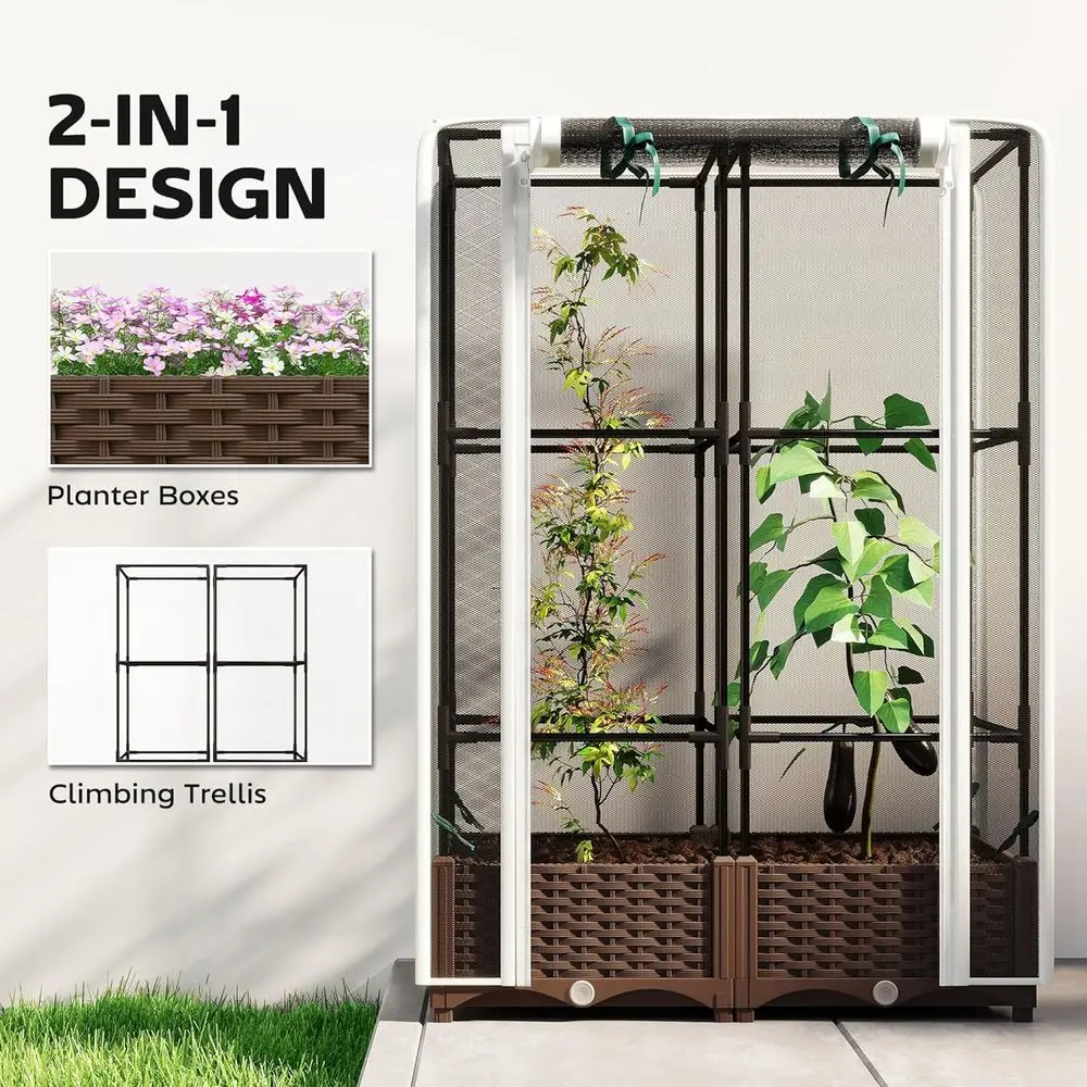 Высокая грядка для сада с реше – обзор и цена Self Watering Planter