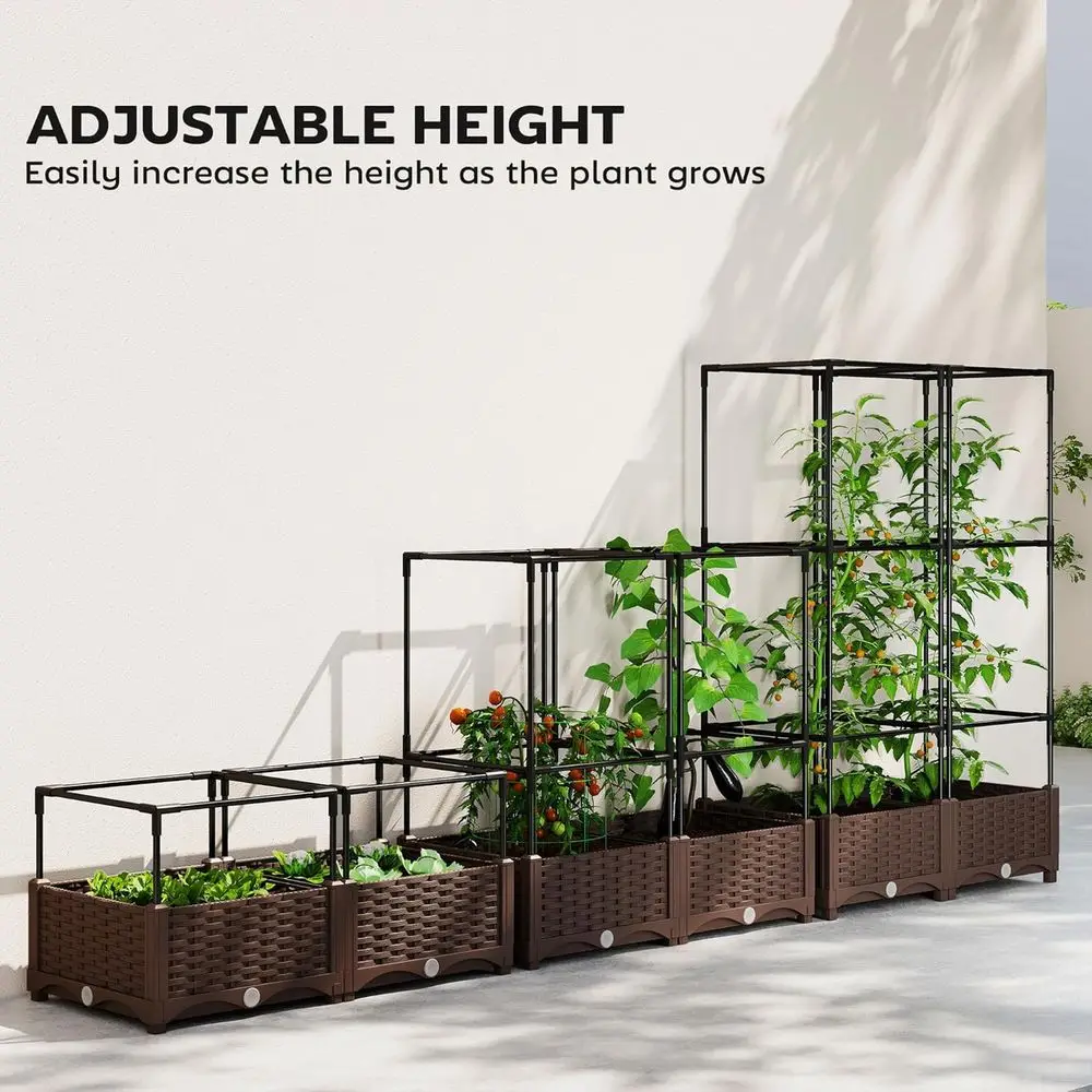 Высокая грядка для сада с реше – обзор и цена Self Watering Planter