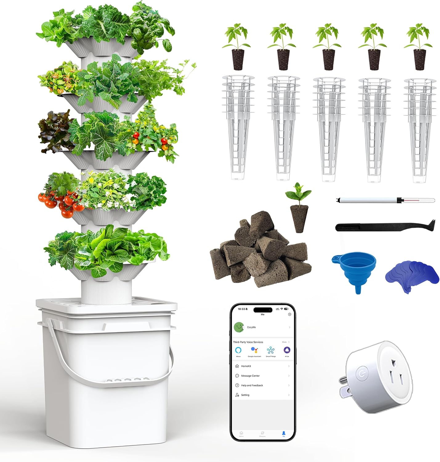 Набор для гидропонного выращив – обзор и цена Hydroponic Tower