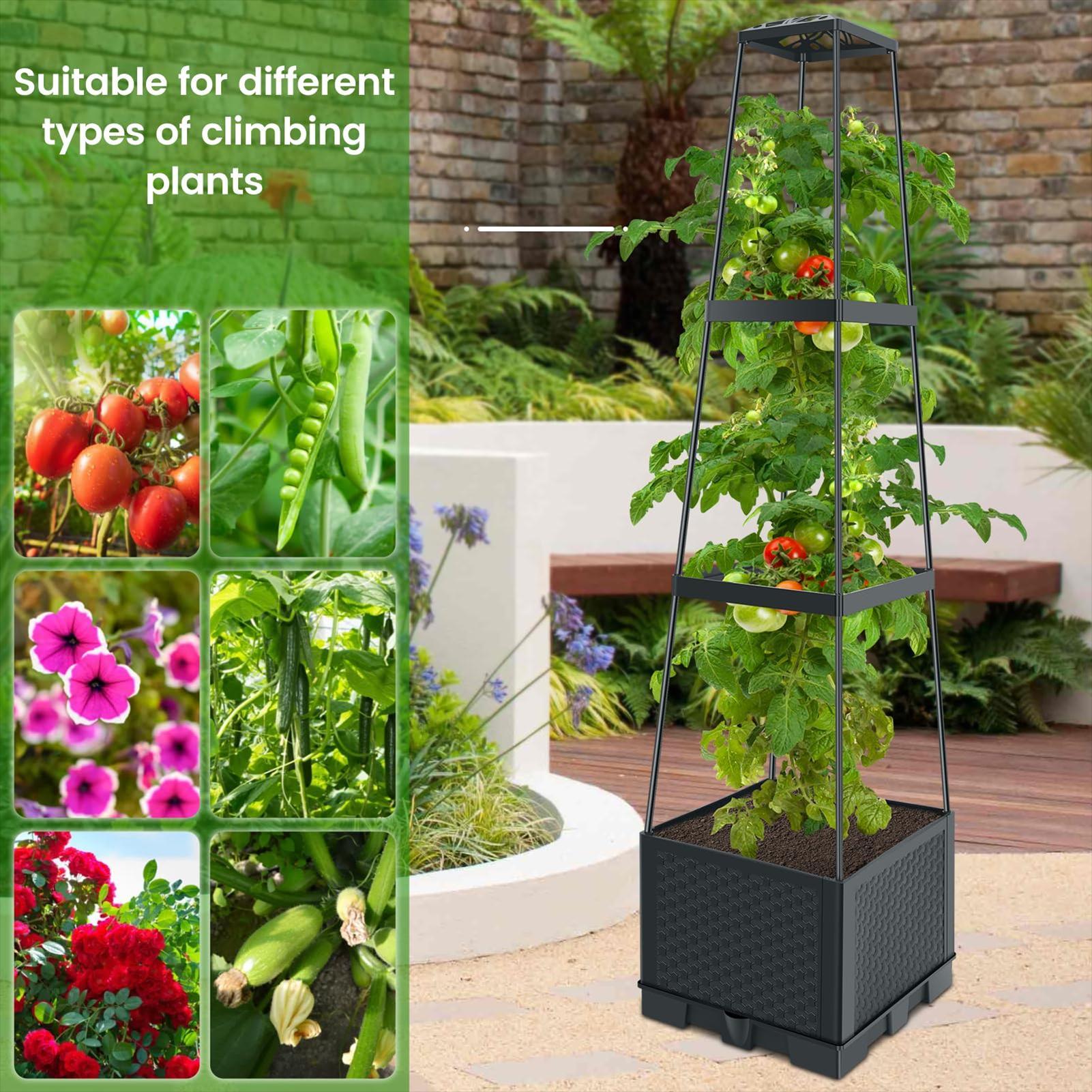 Приподнятая грядка-клумба с ре – обзор и цена Self Watering Planter