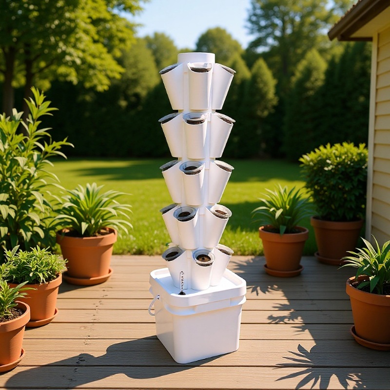 Настольная гидропонная башня 8 – обзор и цена Hydroponic Tower